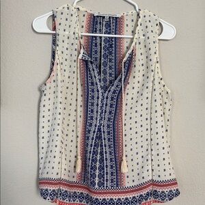 Boho Sleeveless Blouse